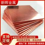 T2紫铜板 镀锡铜板 国标10mm 厂家直销 天津新晖金属