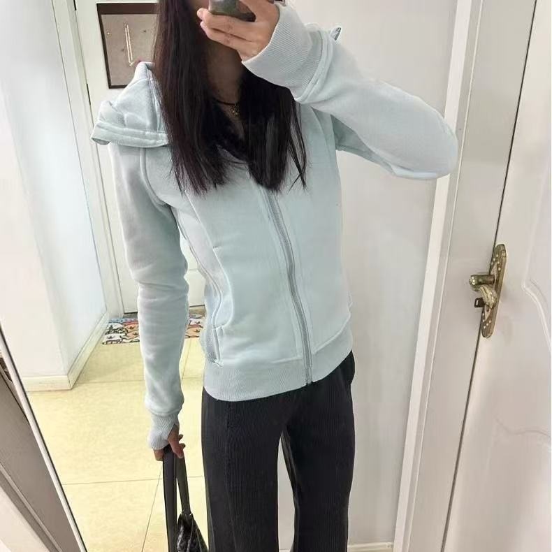 Spring Thin Jacket Slim Sweatshirt Korean Style Outfit New Waist-Cinching Short Top Dopamine Outfit Trendy Ins Style