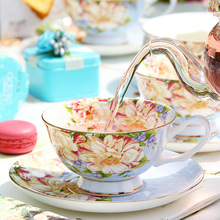 下午茶具创意陶瓷英式红茶杯碟套装家用欧式骨瓷咖啡杯套装