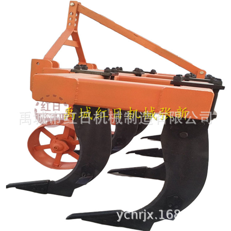 供应禹城红日深松耙地一体机 5铲深松机工作视频 直面铲深松机