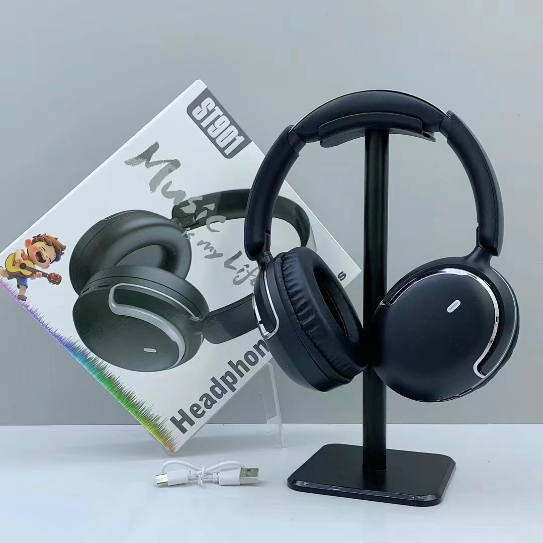 Nuevo transfronterizo ST901 auriculares Bluetooth plegables estéreo inalámbrico comercio exterior auriculares de música deportiva