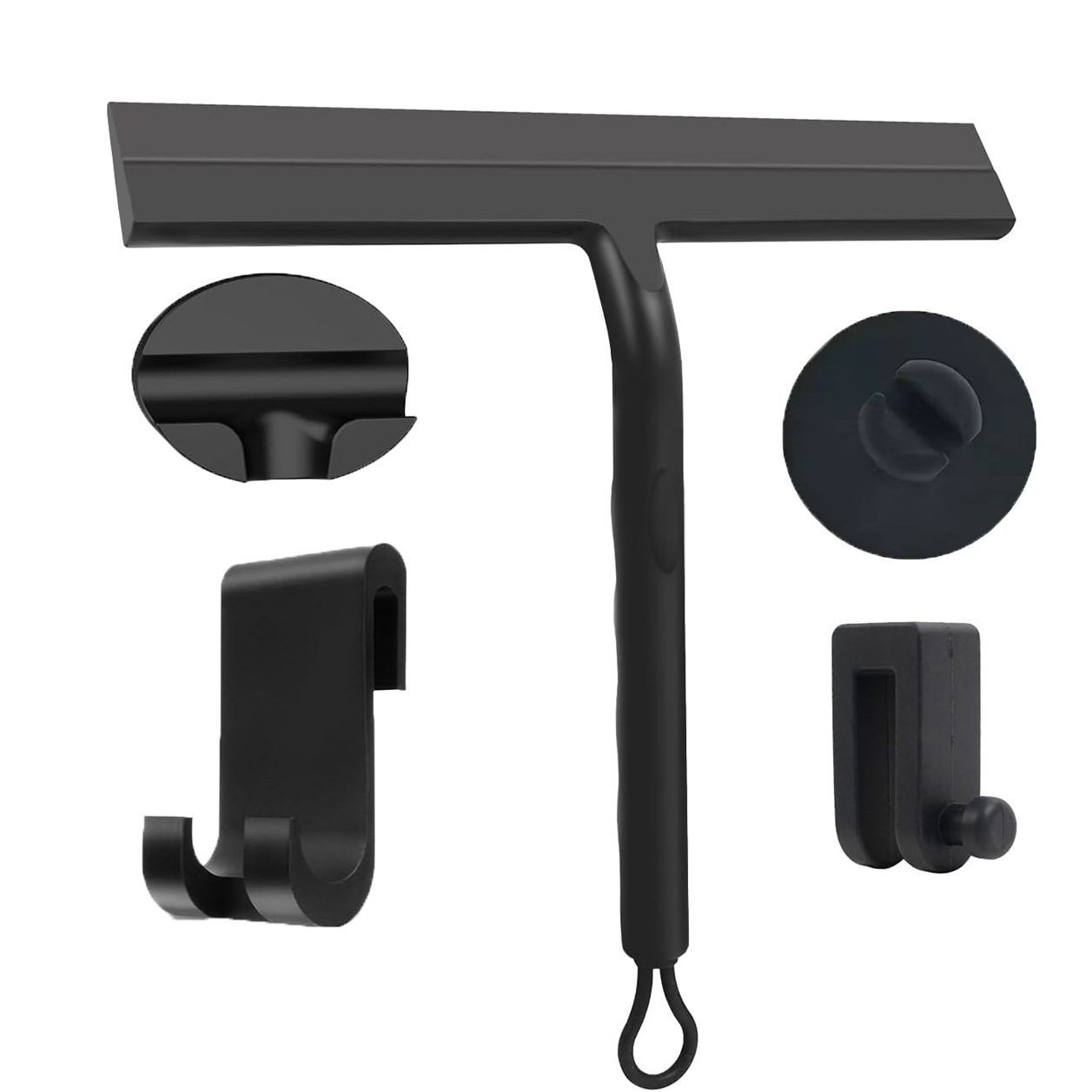 Window Bath Mirror Bathroom Housekeeping Cleaning Supplies Household Commercial Squeegee Tool Silicone Glass Squeegee