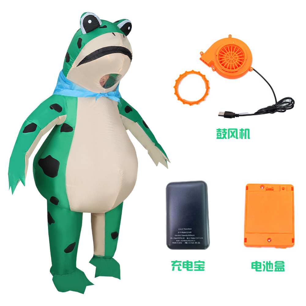 개구리 풍선 세트 풀 세트 (배터리 상자 + 송풍기 + 충전 보물 포함)