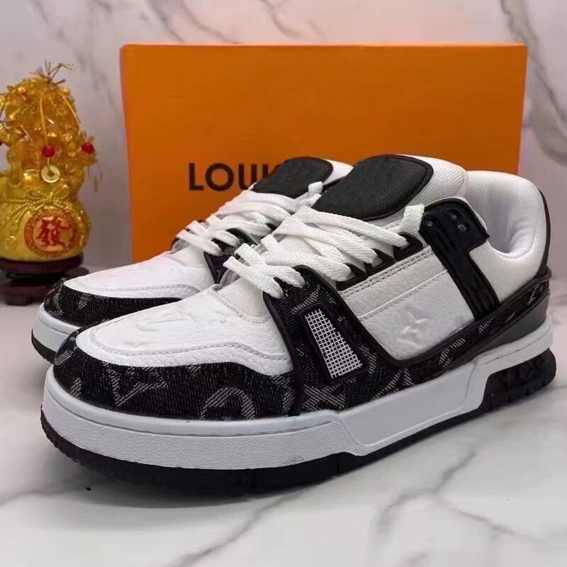 High board this fashion brand board shoes men's and women's shoes genuine leather new casual sneaker light luxury niche fashion platform shoes