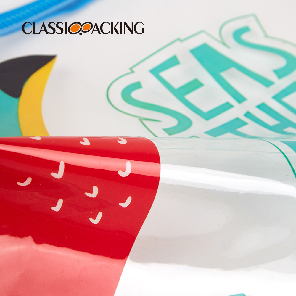 Bolsa con cremallera de PVC, bolsa transparente de plástico para guardar documentos, bolsa de papelería para estudiantes, se puede imprimir con logotipo, linda bolsa de viaje para maquillaje