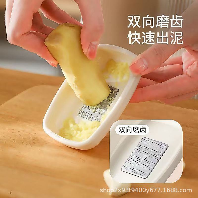 厨房姜蒜磨泥器手动不锈钢食品级家用辅食神器厨房捣蒜蓉姜末工具
