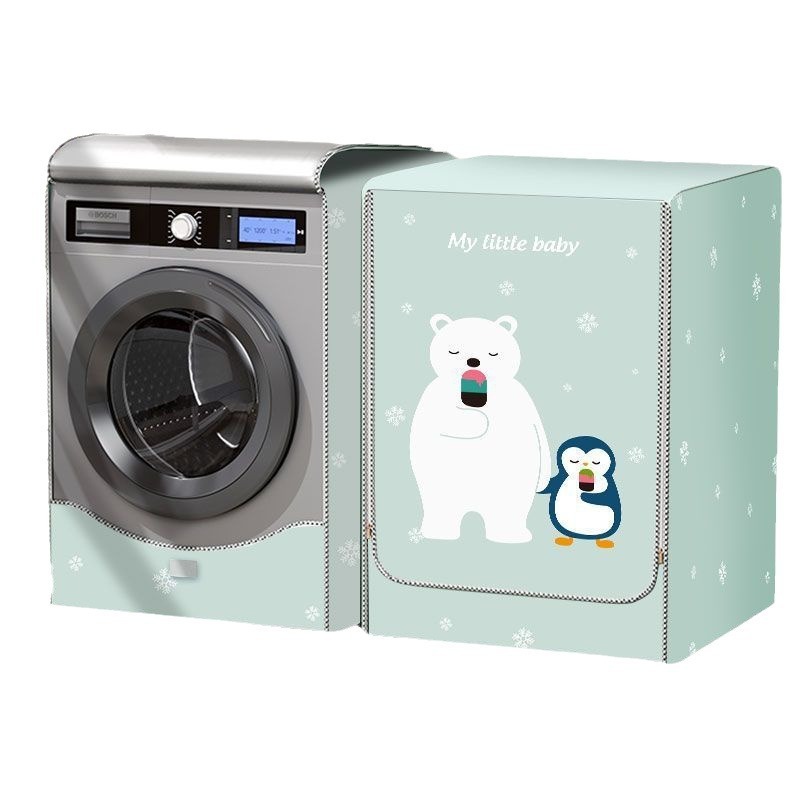 ドラム乾燥洗濯機カバー防水日焼け止めカバー布美的全自動防塵サンシェード浴室特別なフェイタオ|undefined