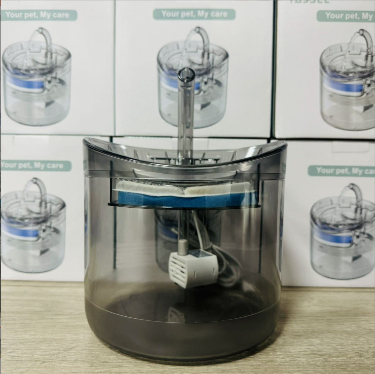 Dispensador de agua para mascotas transfronterizo luz nocturna circulación automática de agua bomba de agua para perros y gatos alimentador de agua filtro silencioso elemento filtrante