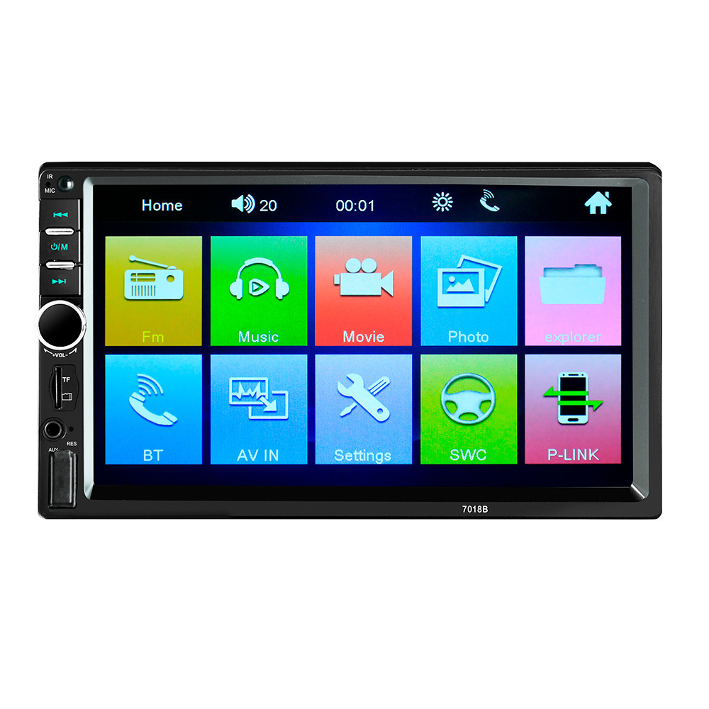 HD screen 7 vehicle MP4 Card machine Car MP5 player Bluetooth Reversing Priority Android Apple Interconnected