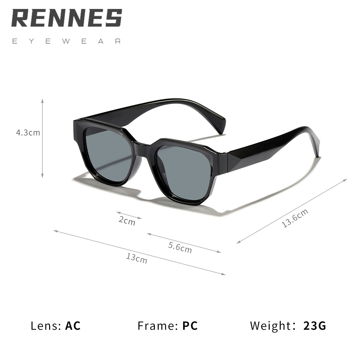 Nuevas gafas de sol para niños transfronterizas, tendencia europea y americana, marco pequeño, marco poligonal de moda, gafas de sol coloridas