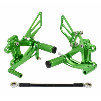 Suitable for Kawasaki ZX6R Motorcycle pedals - green