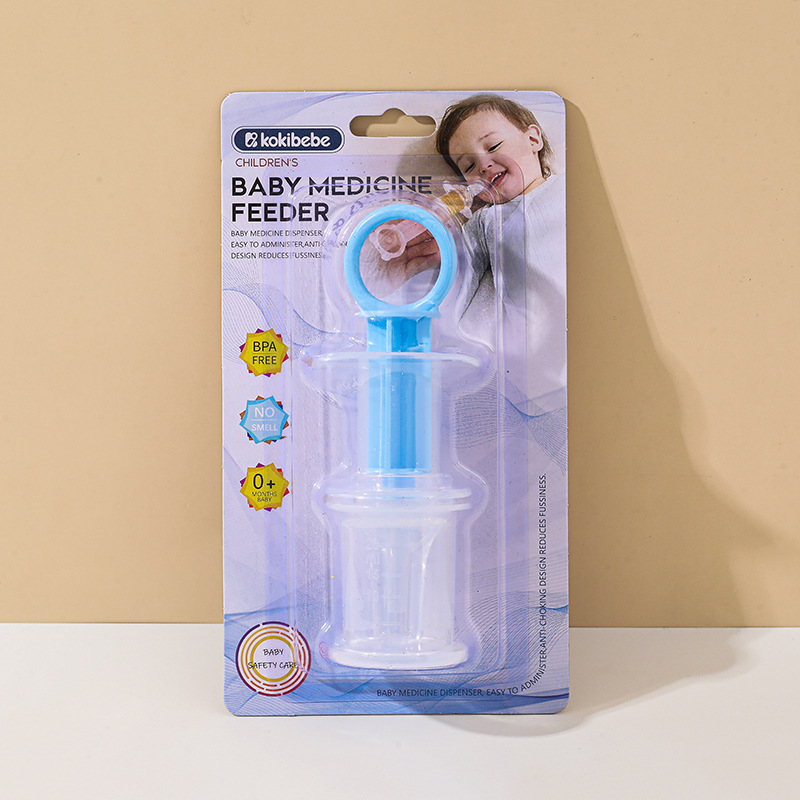 Los fabricantes suministran pezón alimentador de Medicina de silicona bebé chupete cabeza alimentador de medicina infantil anti-estrangulamiento alimentador de agua