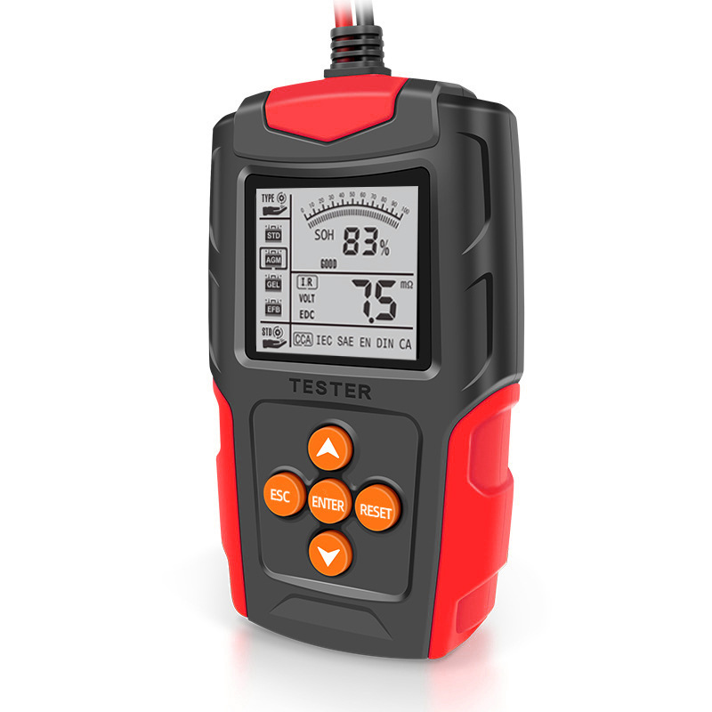 Detector de baterías de plomo - ácido 12V24V probador de baterías CCA medidor de resistencia interna analizador de baterías de automóviles
