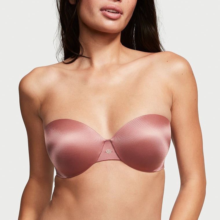 Half Cup Bra Push up Wedding Dress Underwear Detachable Shoulder Strap Bra with Steel Ring