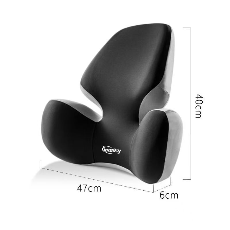 Joe's Office Lumbar Support Cushion for Long Sitting, Chair Backrest, Ergonomic Lumbar Pad, Pregnancy Lumbar Pillow, Memory Foam