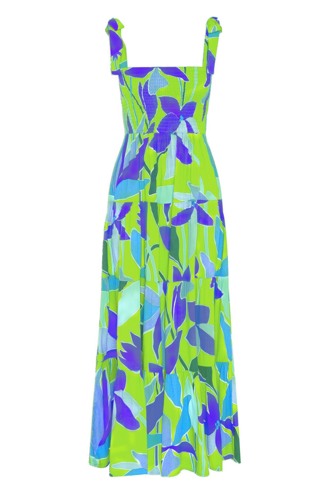 Women's Regular Dress Elegant Strap Sleeveless Printing Polka Dots Maxi Long Dress Daily display picture 101