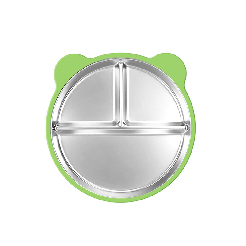 연한 녹색 디너 플레이트