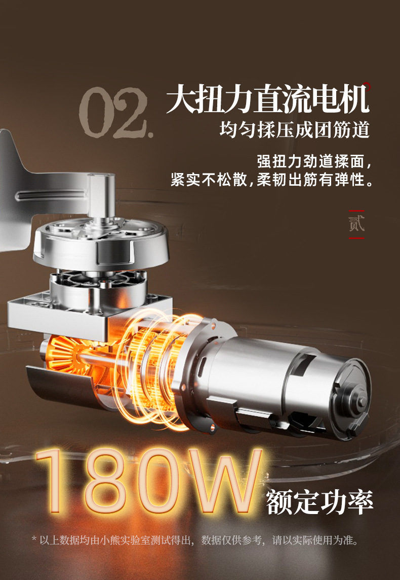 小熊和面机家用揉面机小型厨师机烹饪机和面料理机HMJ-D50R6