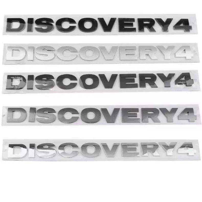 Specifically designed for the rear emblem of the Land Rover Discovery 4, this is a car sticker for modifying the fourth-generation Discovery with its lettered emblem