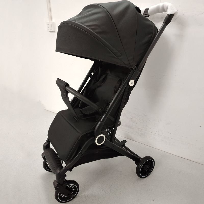 El cochecito de bebé de paseo de alto paisaje se puede sentar y acostarse, amortiguador de bebé plegable ligero, cochecito de bolsillo para niños