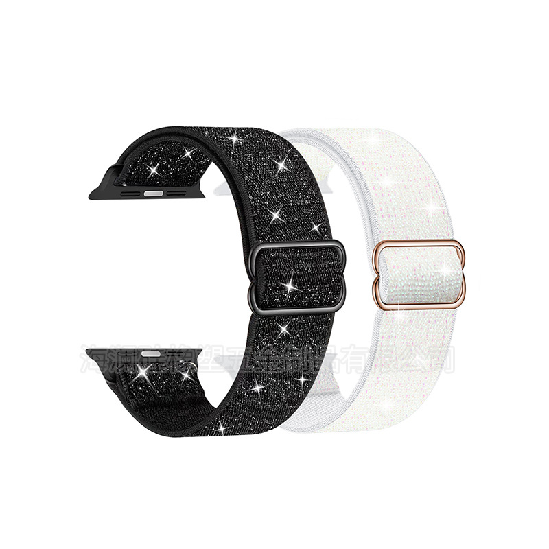 Adecuado para Apple correa de reloj iwatch8 Apple correa de reloj hebilla elástica correa de reloj de nylon