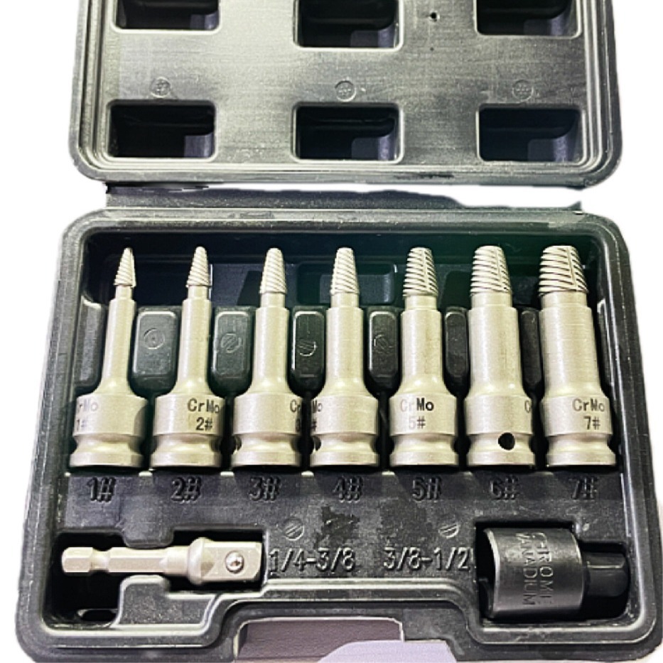 电动手动扳手专用断丝取出器 3/8" 9PCS Set