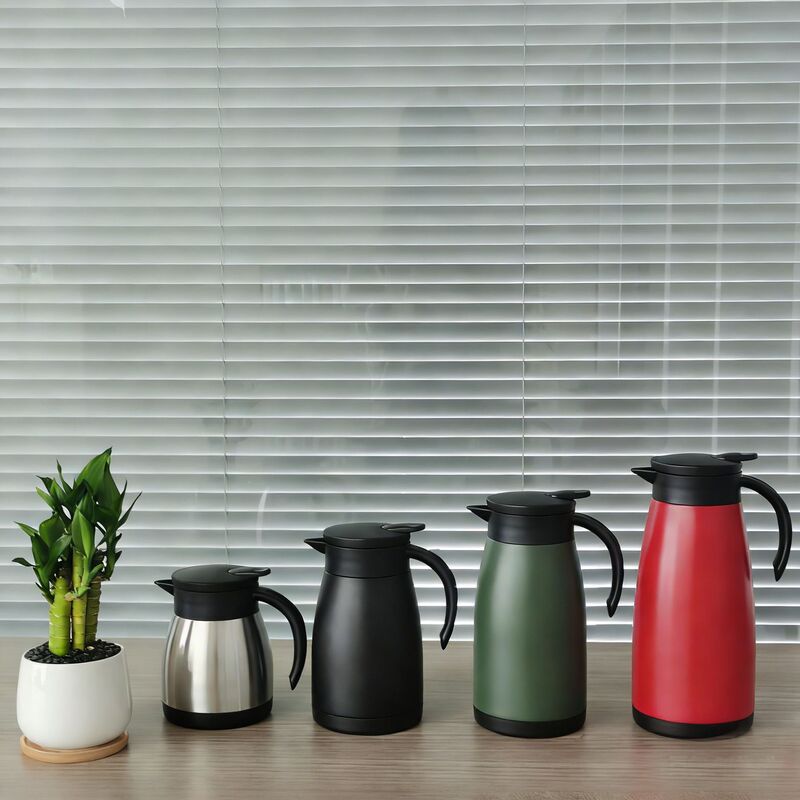 New Model 304 Stainless Steel Coffee Pot Double-Layer Vacuum Insulated Pot for Home Use Hotel Welcome Gift with Engraving in Chinese Style New Model 304 Stainless Steel Coffee Pot Double-Layer Vacuum Insulated Pot for Home Use Hotel Welcome Gift with Engraving in Chinese Style