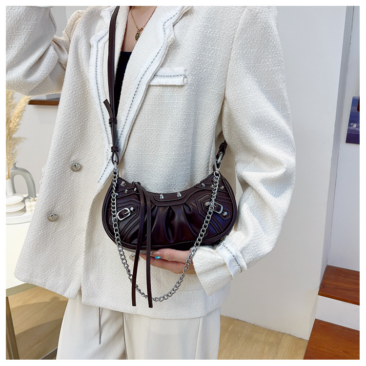 Women's Medium Pu Leather Geometric Fashion Square Zipper Crossbody Bag display picture 7