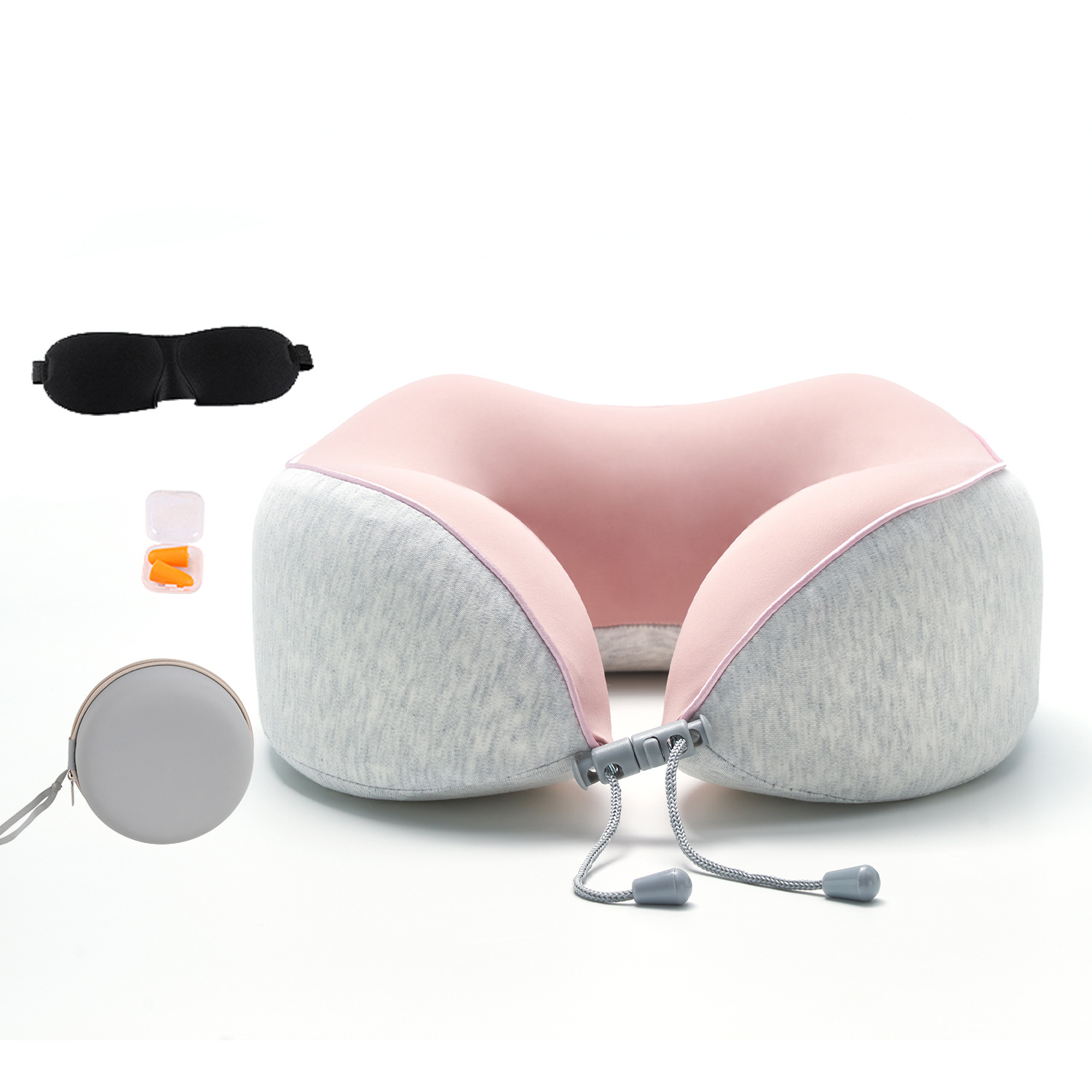 Venta caliente transfronteriza de espuma de memoria almohada en forma de U almohada de espuma de memoria de espacio siesta almohada portátil de viaje almohada en forma de U almohada para el cuello image 16