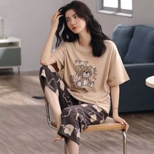 5XL��˯��Ů���ļ�2024���¿������Ůʿ�������мҾӷ������ٴ�