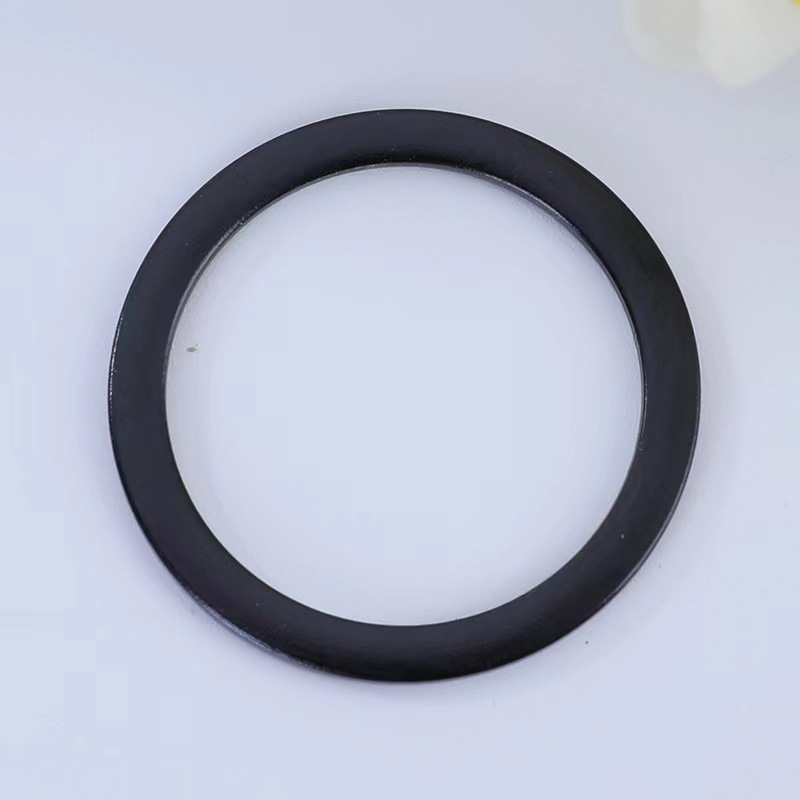 厂家现货挂电五金扁形圆圈箱包服饰手袋金属配件五金压铸扣扁圆圈