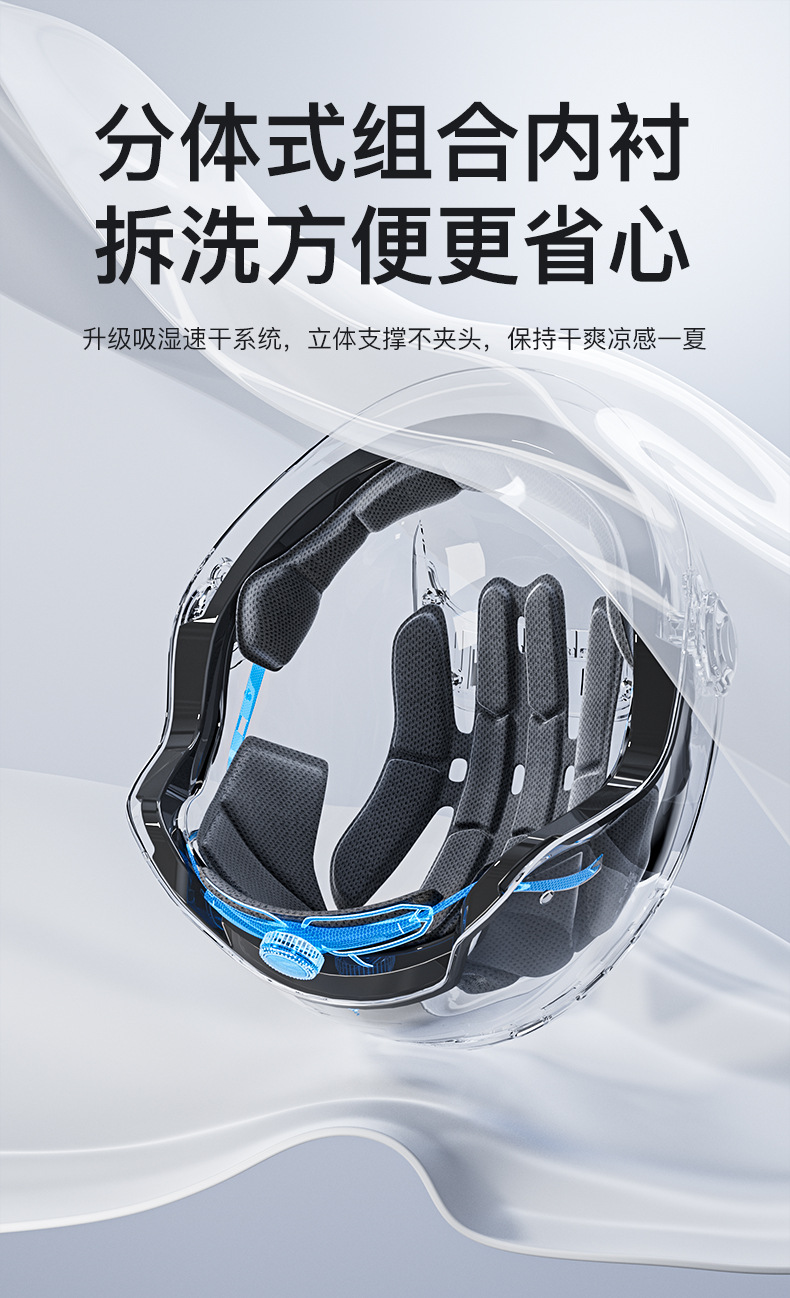 Yinglan Aerozen6.0 Helmet Electric Vehicle Women's Model 3C Certified Summer Sun Protection Ultra-Light and Does Not Press on Hair