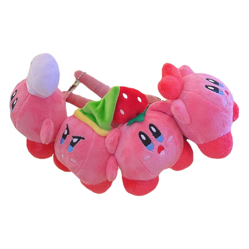 Dibujos animados japonés felpa muñeca estrella dibujos animados mochila pequeño colgante muñeca llavero lindo par bolsa adornos