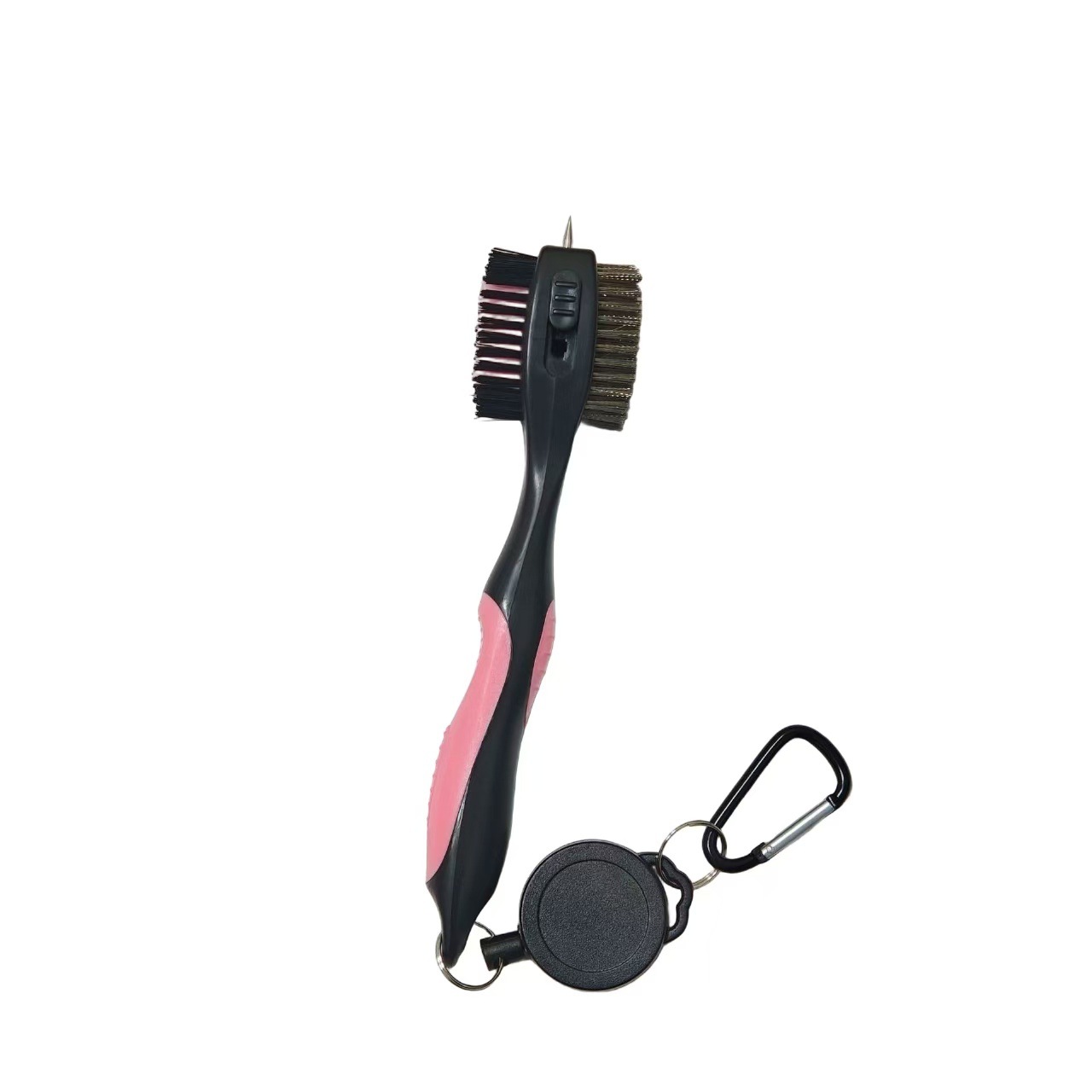 Los fabricantes suministran suministros de golf cepillo de limpieza del Club de Golf cepillo de golf de doble cabeza Herramientas de limpieza del club