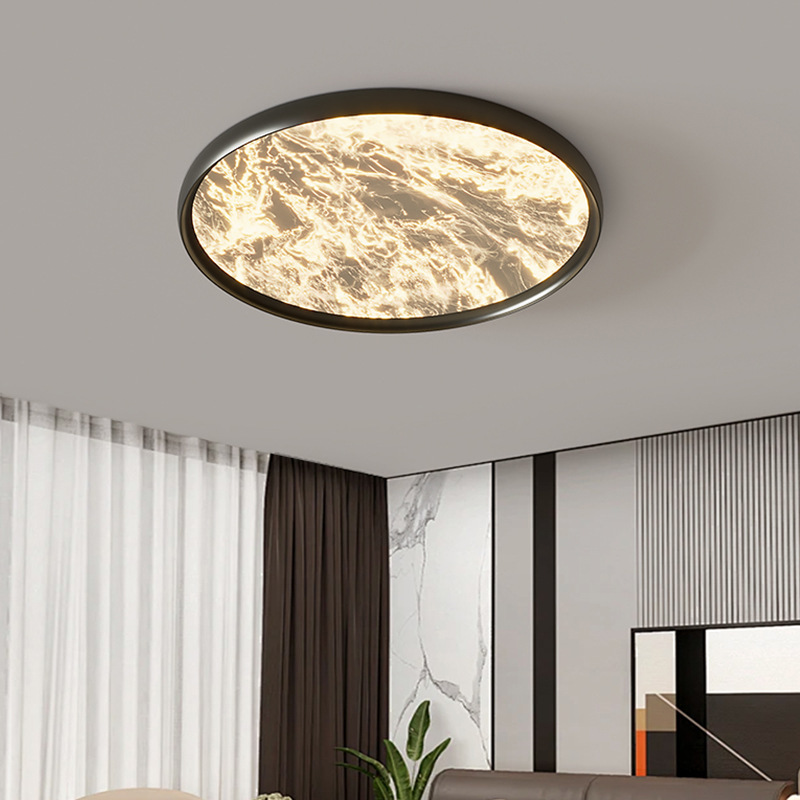 [Selección estricta] lámpara de techo italiana 2025 nuevo espectro completo ultra delgado minimalista de alto nivel nubes de niebla lámpara de habitación principal