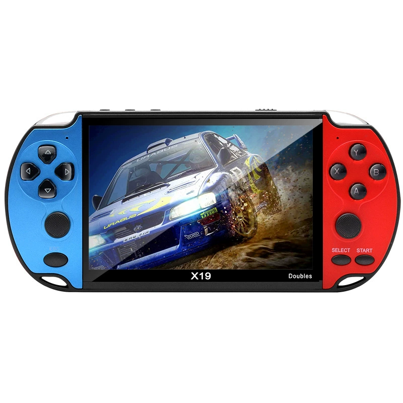 Новое устройство X19 трёхпоколенное двойное PSP-палмовая игровая машина иностранная торговля ретро 128-бит FC аркада двойной джойстик GBA портативная