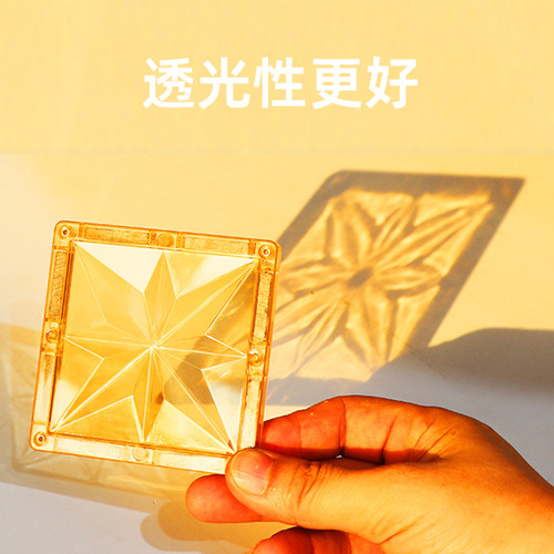 Wellbbplay diamond color window magnetic piece building blocks refill transparent pipe magnet puzzle
