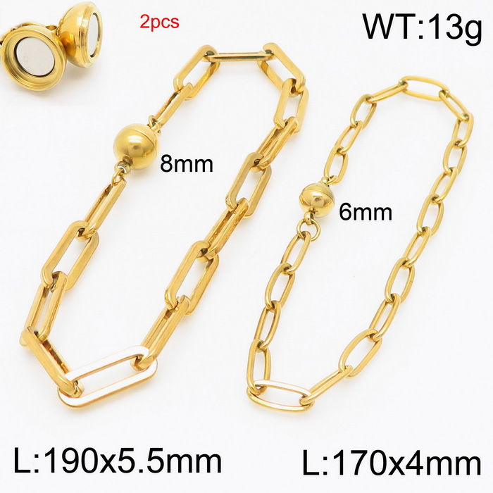 사각 체인(골드)