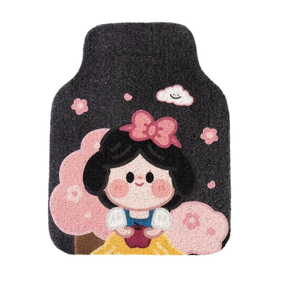 mat dirt-resistant wear-resistant car floor: Avtomobil döşəmə paspasları - princess-front-row-1-piece-front-row-size-495645-rear-row-size-diameter-495