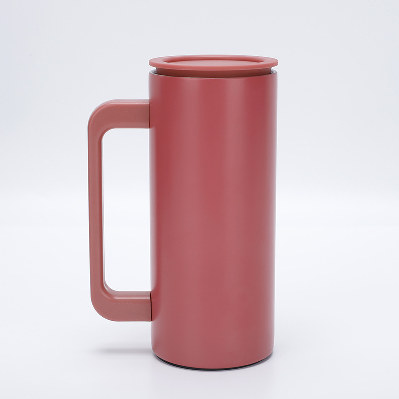 Suministro directo de comercio exterior 304 taza de vacío con mango de doble capa de vacío de acero inoxidable taza de agua de la Oficina taza de té