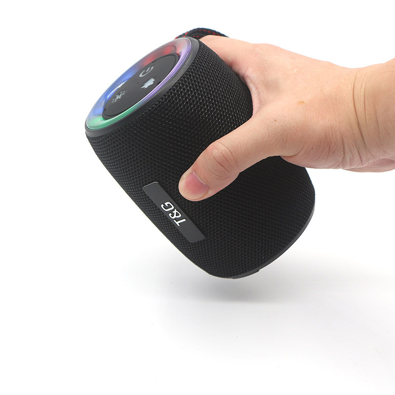 新型 tg434 ワイヤレス Bluetooth スピーカー ポータブルサブウーファー アウトドア ポータブル tws カラフル振動板ライト ギフトスピーカー|undefined