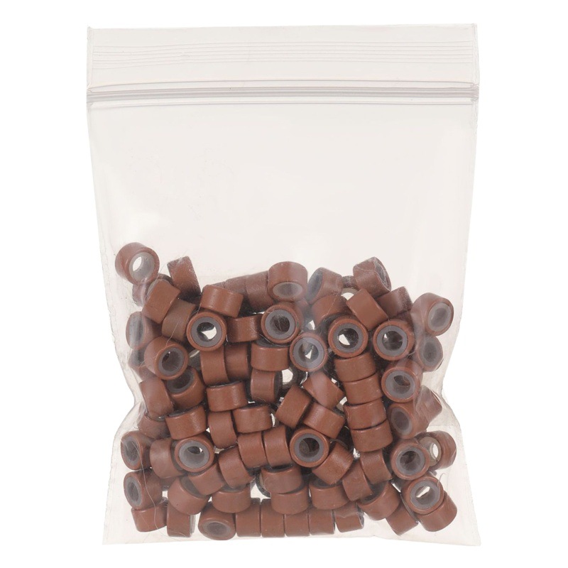 Transfronterizo de Venta caliente sin costuras extensión de cabello hebilla de silicona acampanado anillo de extensión de cabello láser Alambre de oro peluca extensión de cabello hebilla anillo de extensión de cabello sin grano