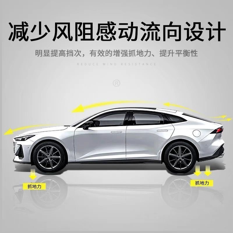 Suitable for Changan Univ Windproof Rear Wing Car Modification Fixed Wind Wing Spoiler Wing No-Drill Accessories