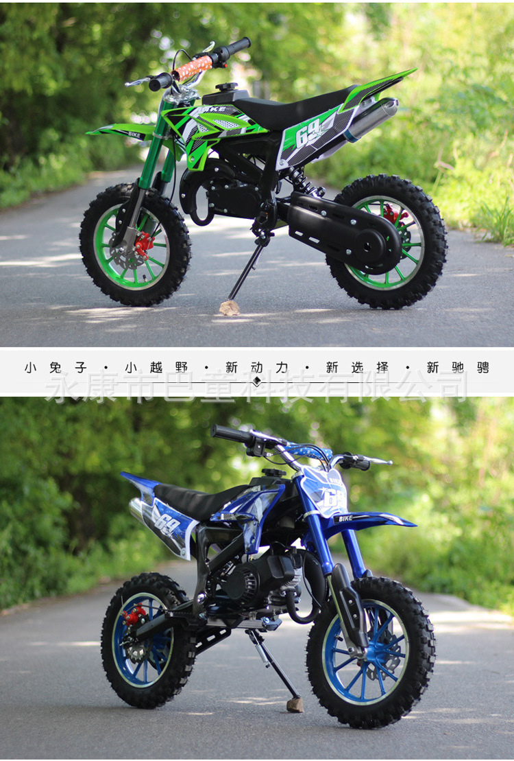 Children's 49Cc Two-Stroke Off-Road Motorcycle Adult Mini Mountain Bike Track Small Motorcycle Wholesale