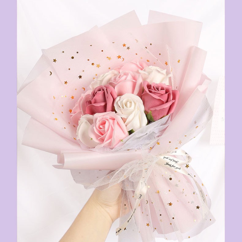 Papel de embalaje de ramo Lizgiran mini papel coreano papel de embalaje de color papel de embalaje de flores engrosado papel de ramo impermeable