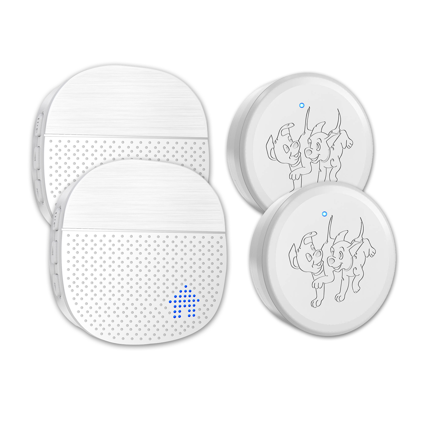 2 송신기 + 2 수신기 (흰색)