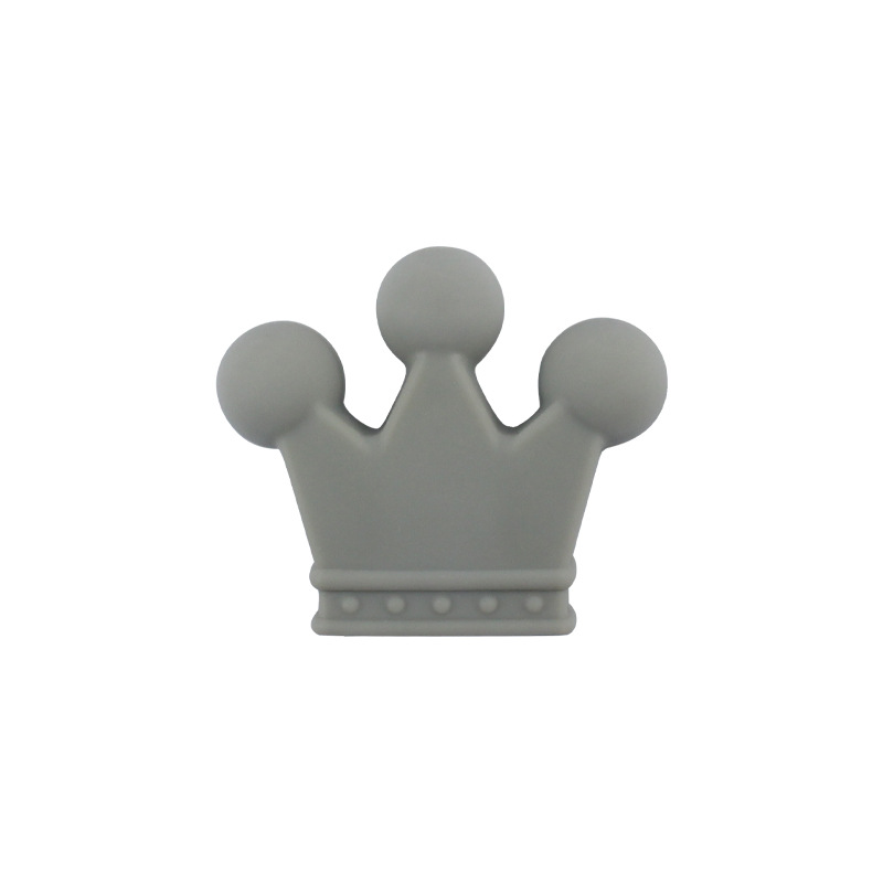 Bebé suministros DIY calmante corona de silicona suelta cuentas bebé pulsera mordedor pezón cadena anti-gota cadena accesorios de cadena