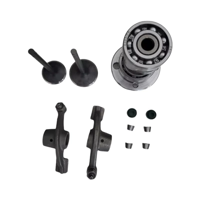 Motorcycle cam rocker, Crankshaft, camshaft
