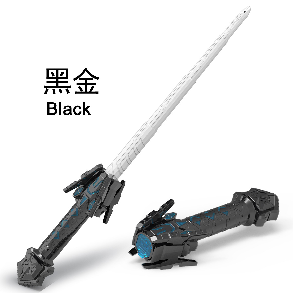 Espada láser transfronteriza Thunder Speed Star Wars Espada láser telescópica LED Cool Luminous Sword juguetes Cosplay accesorios