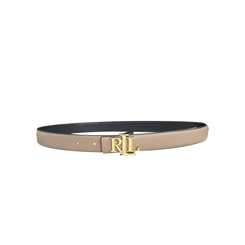 Fashionable universal double-sided belt with letters, European style, 2.5cm
